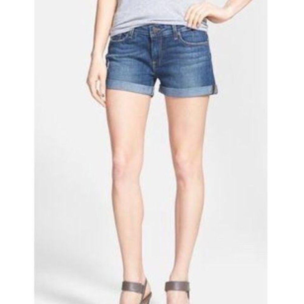 Anthropologie Paige Cuffed Denim Jean Shorts